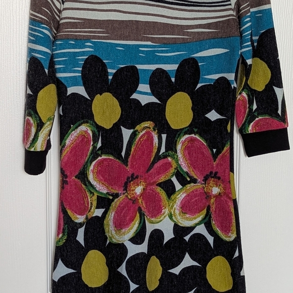 Coco&Tashi Womens (Size Small) Bright Vibrant Colorful Floral Bodycon Mini Dress - Picture 2 of 14